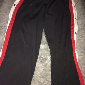 Flare Button Open Pants